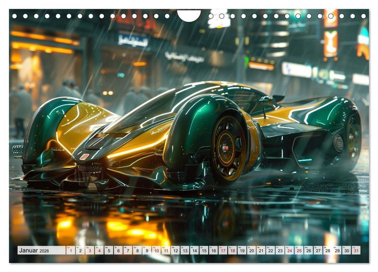 Produktbild: Future Rides (Wandkalender 2026 DIN A4 quer), CALVENDO Monatskalender