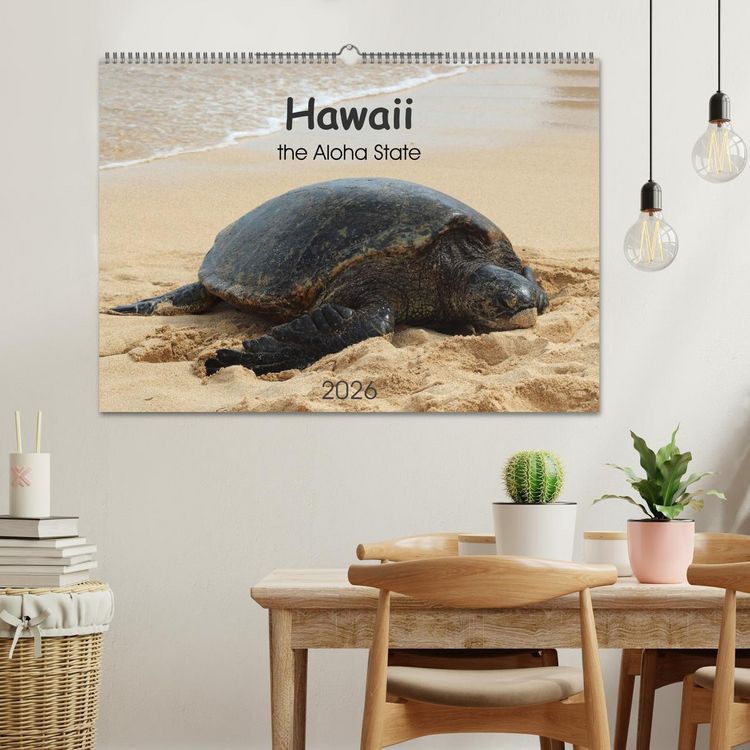 Produktbild: Hawaii the Aloha State (Wandkalender 2026 DIN A2 quer), CALVENDO Monatskalender
