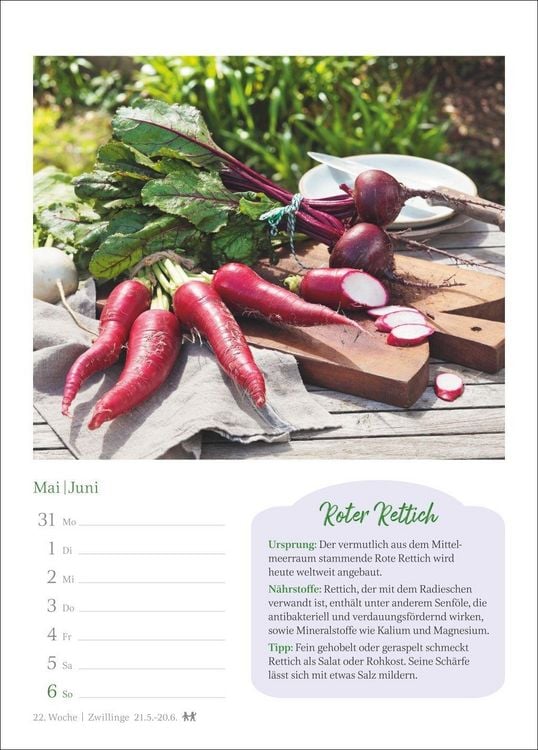 Produktbild: Der kleine K&uuml;chenkalender Wochenkalender 2027 - Wochenkalender mit praktischen Tipps