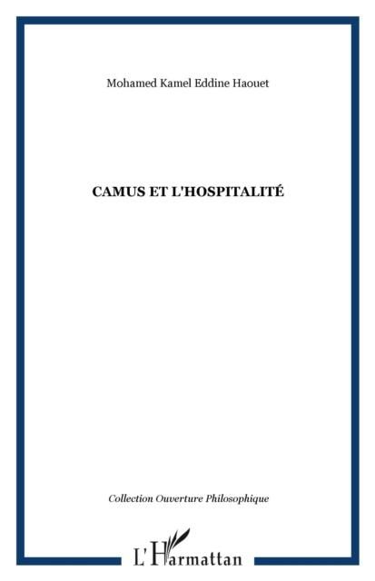 Produktbild: Camus et l'hospitalite