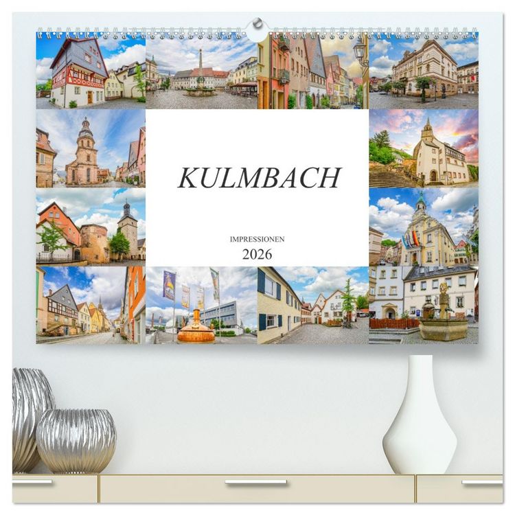 Produktbild: Kulmbach Impressionen (hochwertiger Premium Wandkalender 2026 DIN A2 quer), Kunstdruck in Hochglanz