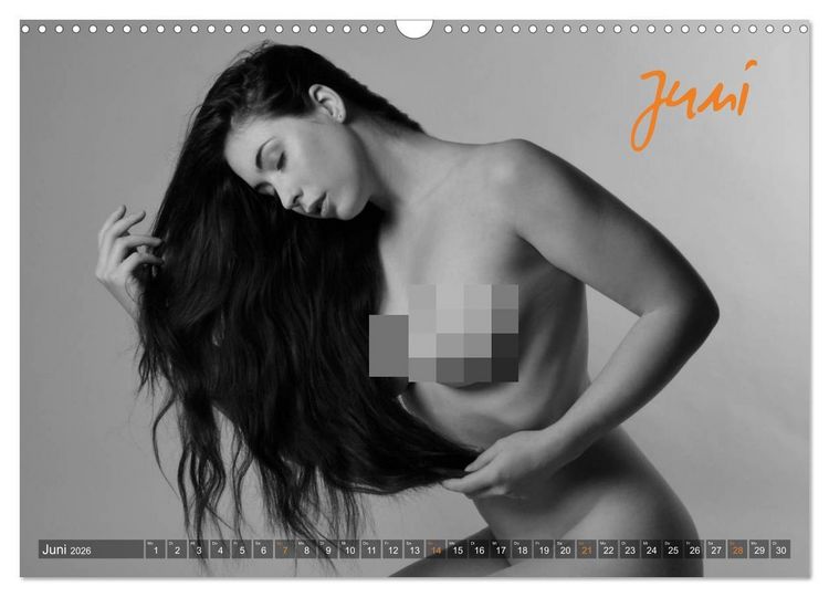 Produktbild: Erotik Fotoart Klassische Aktfotografie (Wandkalender 2026 DIN A3 quer), CALVENDO Monatskalender