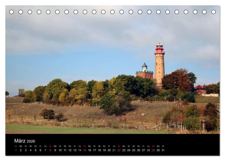 Produktbild: R&uuml;gen (Tischkalender 2026 DIN A5 quer), CALVENDO Monatskalender