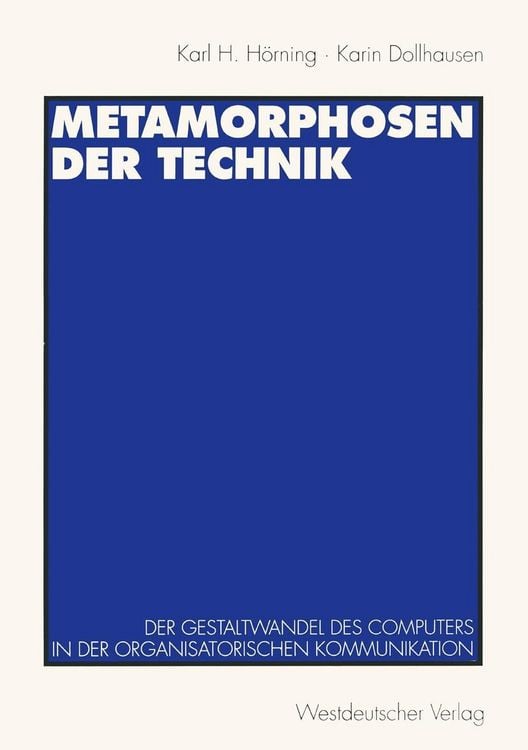 Produktbild: Metamorphosen der Technik