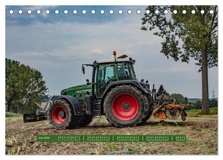 Produktbild: Landwirtschaft - Giganten im Feld (Tischkalender 2026 DIN A5 quer), CALVENDO Monatskalender