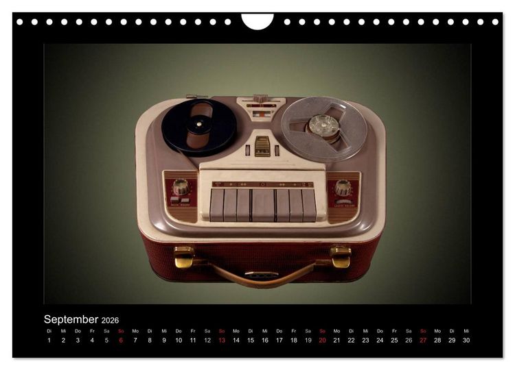 Produktbild: Dampfradios - Antike Radios mit Patina (Wandkalender 2026 DIN A4 quer), CALVENDO Monatskalender