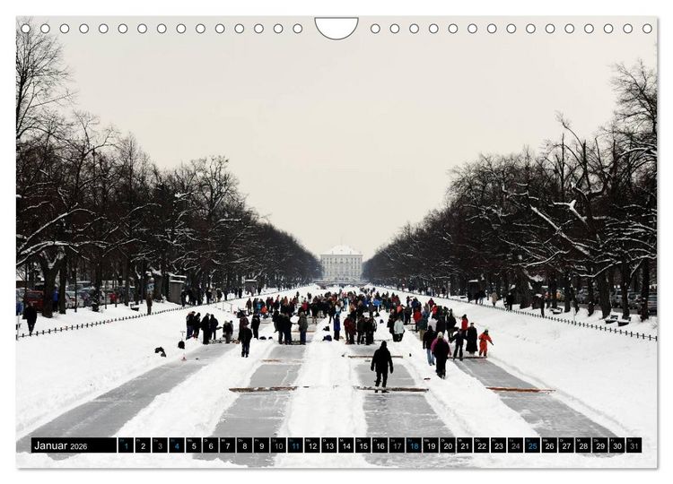 Produktbild: M&uuml;nchen - Facetten einer Stadt (Wandkalender 2026 DIN A4 quer), CALVENDO Monatskalender