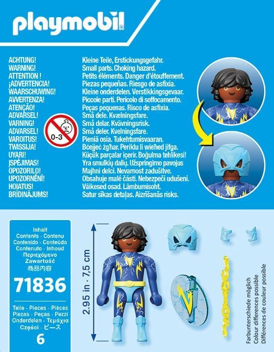 Produktbild: PLAYMOBIL 71836 Blitz-Held