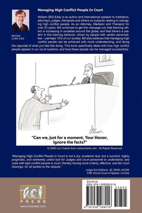 Produktbild: Managing High Conflict People in Court
