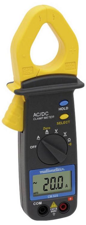 Produktbild: Multimetrix CM 625 Stromzange digital CAT III 300V Anzeige (Counts): 4300