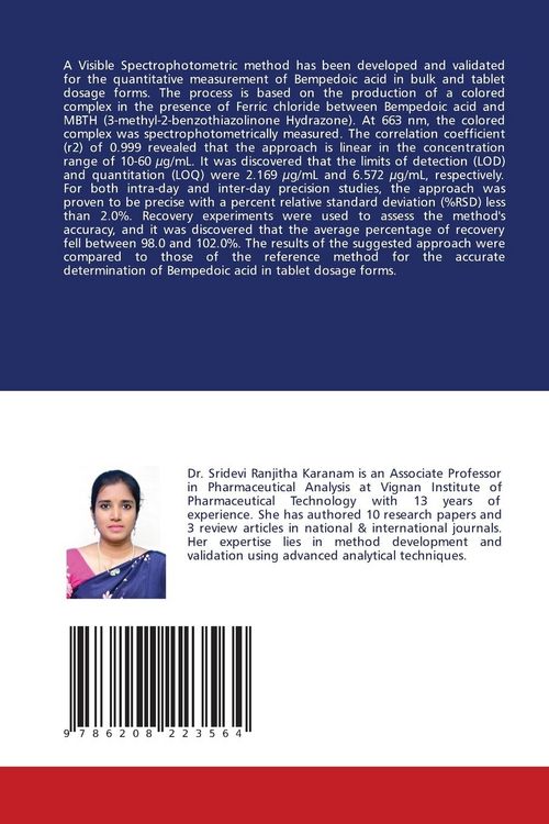 Produktbild: New Method Development and Validation Of Bempedoic Acid