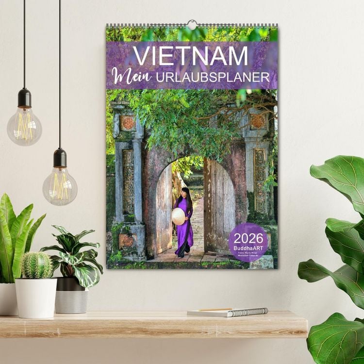 Produktbild: VIETNAM - Mein Urlaubsplaner (Wandkalender 2026 DIN A2 hoch), CALVENDO Monatskalender