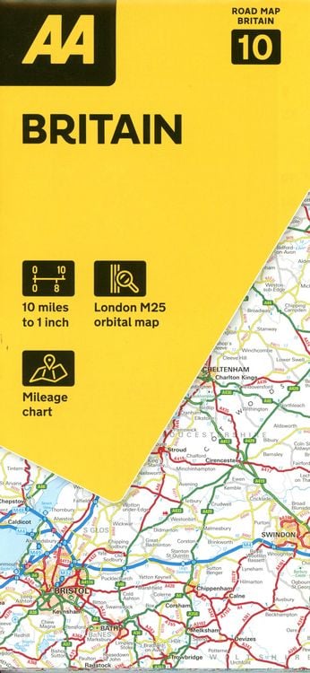 Produktbild: AA Road Map Britain