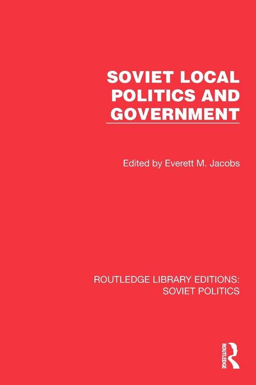 Produktbild: Soviet Local Politics and Government