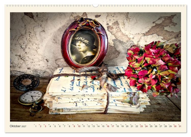 Produktbild: Handschriftlich (Wandkalender 2027 DIN A2 quer), CALVENDO Monatskalender
