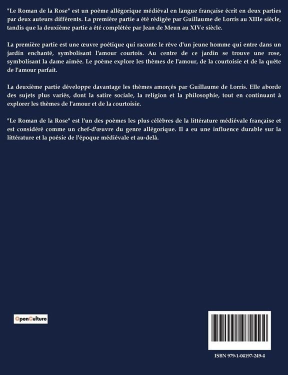 Produktbild: Le Roman De La Rose