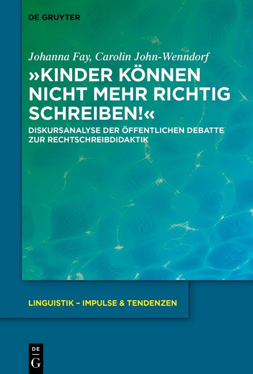 Produktbild: &raquo;Kinder k&ouml;nnen nicht mehr richtig schreiben!&laquo;