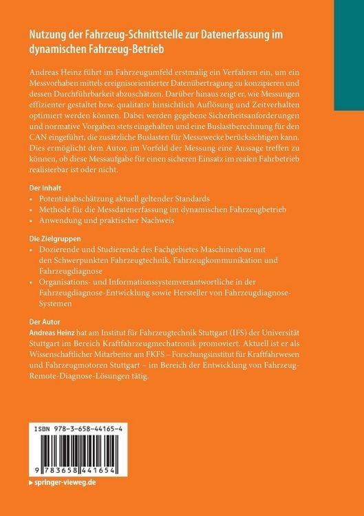 Produktbild: Nutzung der Fahrzeug-Schnittstelle zur Datenerfassung im dynamischen Fahrzeug-Betrieb