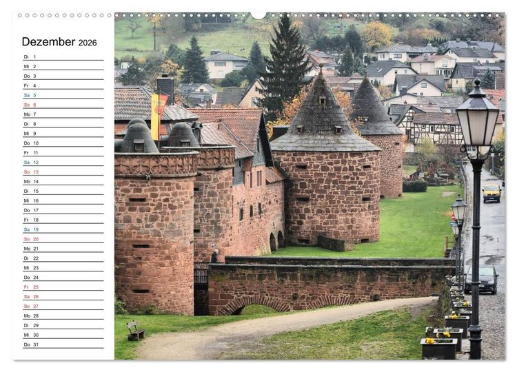 Produktbild: Herrliches Hessen - B&uuml;dingen (hochwertiger Premium Wandkalender 2026 DIN A2 quer), Kunstdruck in Hochglanz