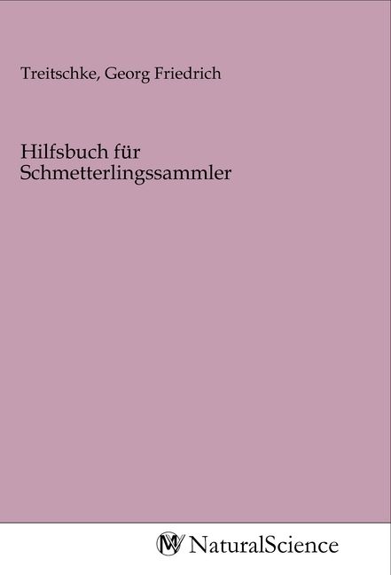 Produktbild: Hilfsbuch f&uuml;r Schmetterlingssammler