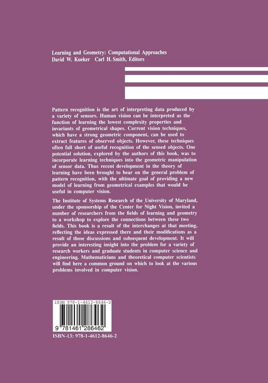 Produktbild: Learning and Geometry: Computational Approaches