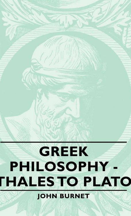 Produktbild: Greek Philosophy - Thales to Plato