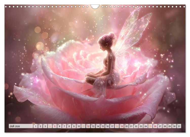 Produktbild: Zauberlicht und Elfenfl&uuml;gel (Wandkalender 2026 DIN A3 quer), CALVENDO Monatskalender