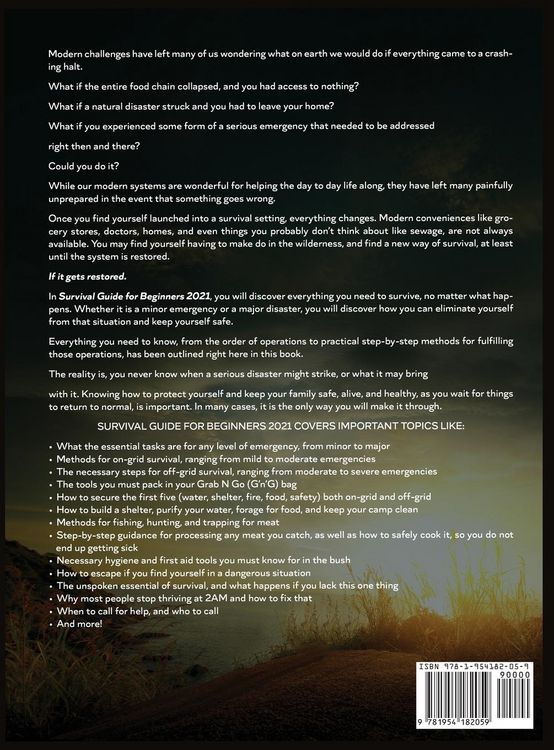 Produktbild: Survival Guide for Beginners 2021