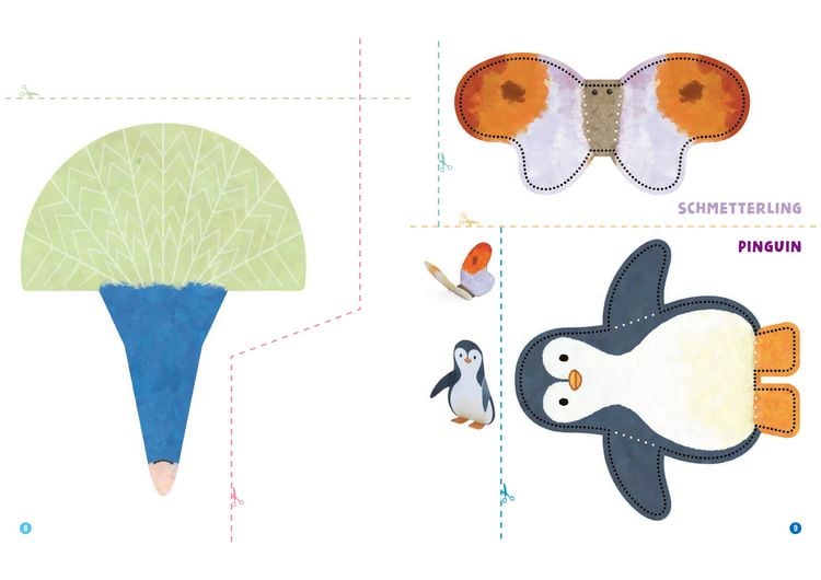 Produktbild: Tiere prickeln in 3D. Zum Basteln, Falten und Spielen.