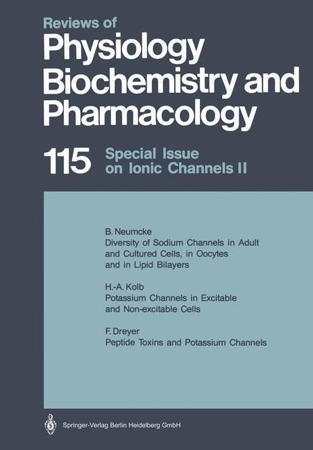Produktbild: Special Issue on Ionic Channels II