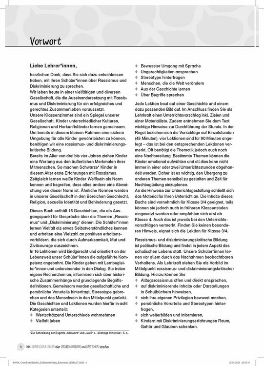 Produktbild: Mit Grundschulkindern &uuml;ber Diskriminierung und Rassismus sprechen