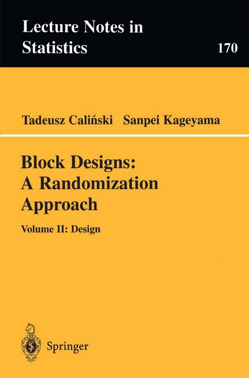 Produktbild: Block Designs: A Randomization Approach