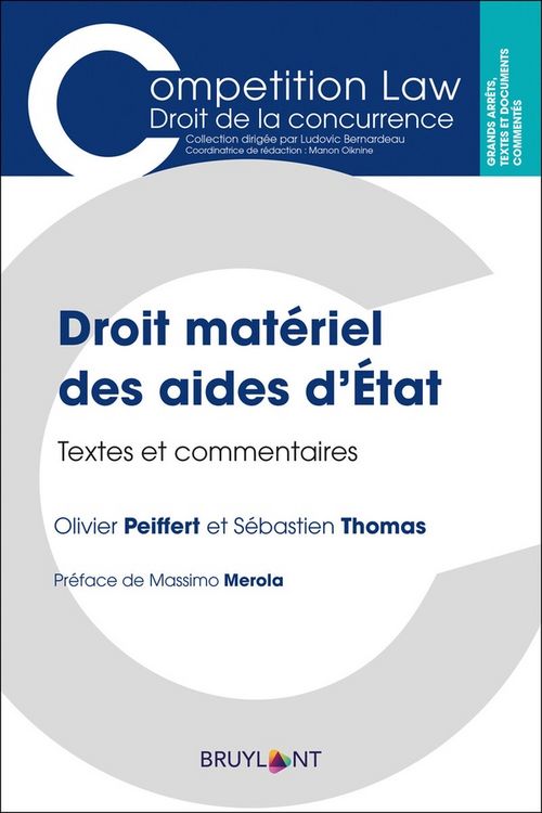 Produktbild: Droit mat&eacute;riel des aides d'Etat : textes et commentaires