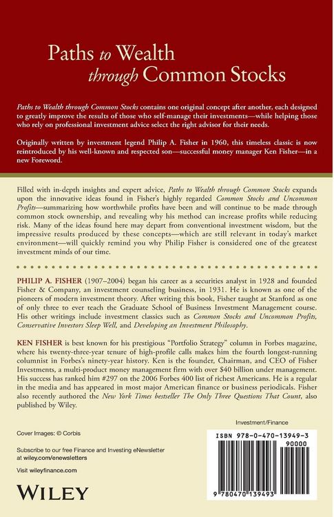 Produktbild: Paths to Wealth Through Common Stocks