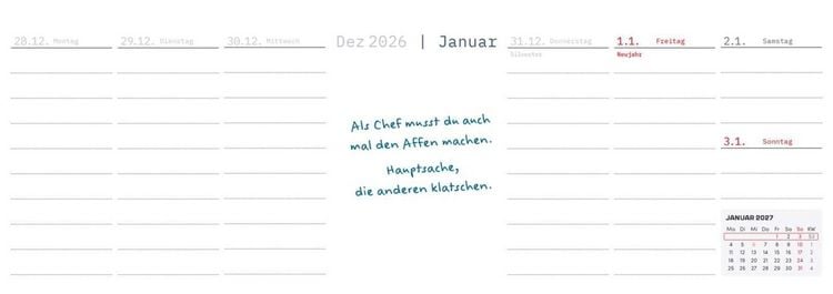 Produktbild: Stromberg Tischkalender 2027