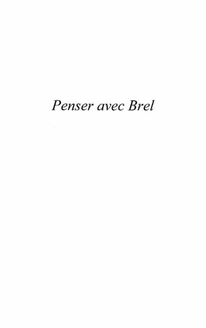Produktbild: Penser avec brel