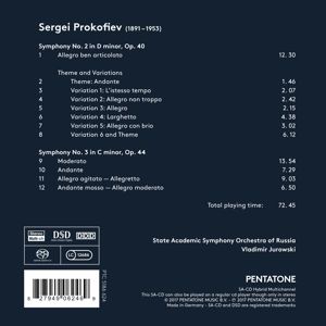 Produktbild: Sinfonien 2+3