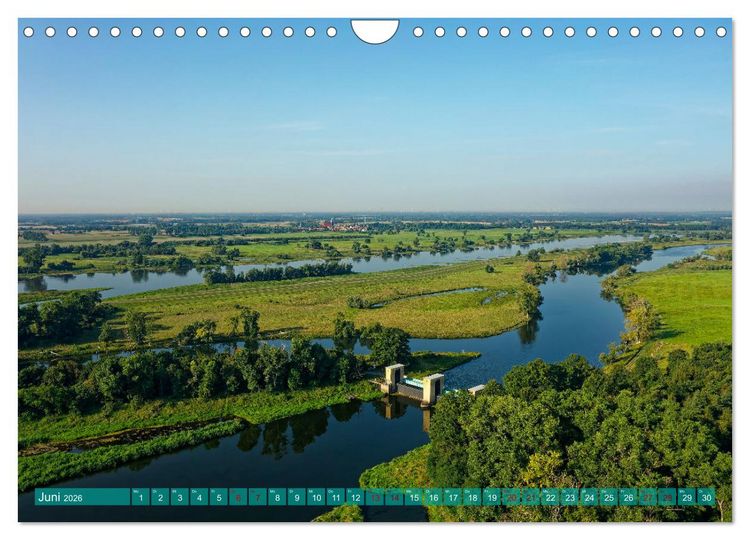 Produktbild: Flusslandschaft Elbe (Wandkalender 2026 DIN A4 quer), CALVENDO Monatskalender