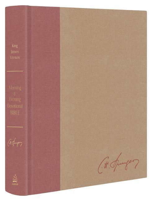 Produktbild: Charles Spurgeon's Morning & Evening Devotional Bible KJV [Rose Gold & Sand Signature]