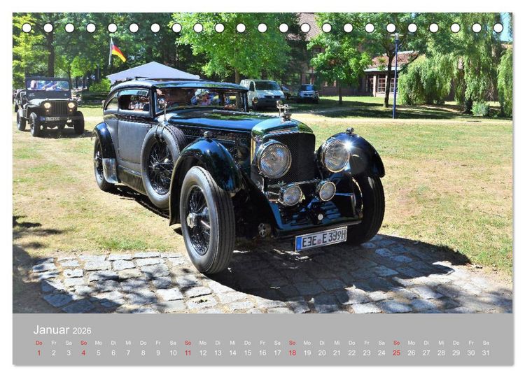 Produktbild: OLDTIMER-Event (Tischkalender 2026 DIN A5 quer), CALVENDO Monatskalender