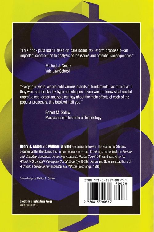 Produktbild: Economic Effects of Fundamental Tax Reform