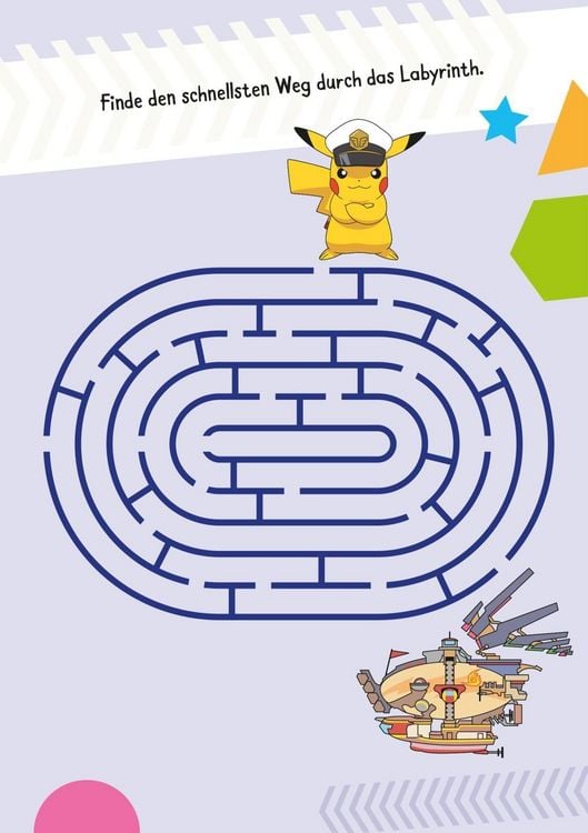 Produktbild: Pok&eacute;mon Activity-Buch: Pok&eacute;mon Mein bunter Mal- und R&auml;tselblock