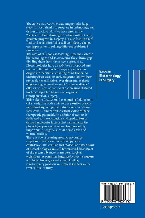 Produktbild: Biotechnology in Surgery
