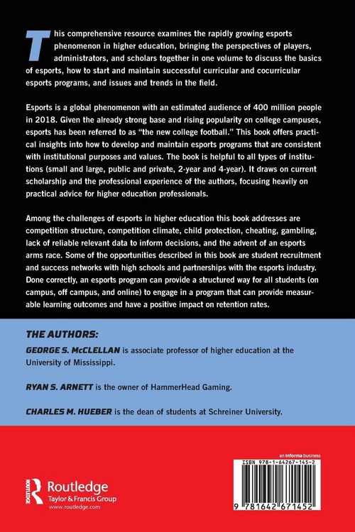 Produktbild: Esports in Higher Education
