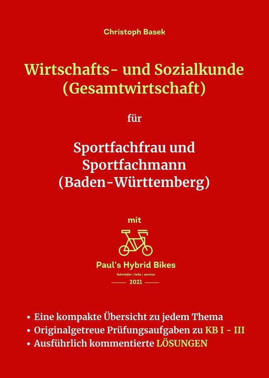 Produktbild: Wirtschafts- und Sozialkunde (Gesamtwirtschaft) f&uuml;r Sportfachfrau und Sportfachmann (Baden-W&uuml;rttemberg)