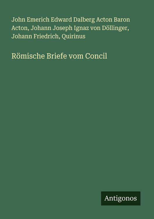Produktbild: R&ouml;mische Briefe vom Concil