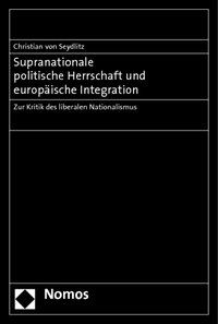 Produktbild: Supranationale politische Herrschaft und europ&auml;ische Integration