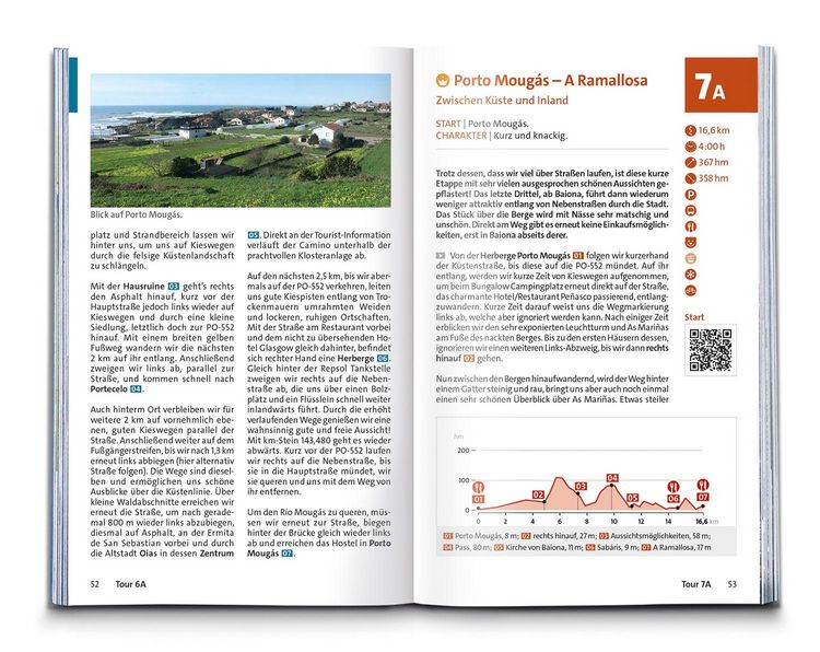 Produktbild: KOMPASS Wanderf&uuml;hrer Jakobsweg Portugal &ndash; Spanien, 25 Etappen mit Extra-Tourenkarte