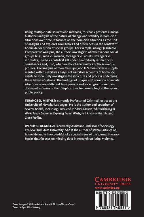Produktbild: Rethinking Homicide