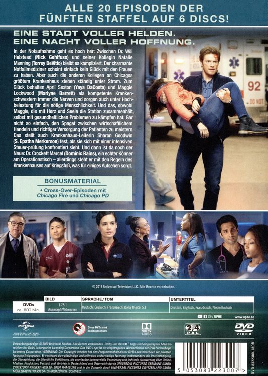 Produktbild: Chicago Med - Staffel 5 [6 DVDs]